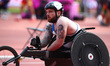Mickey Bushell of Great Britain after Men's 100m T53 Finalduring World Para Athletics Cha...
