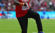 Akeem Stewart (TTO)  Man's Shot Put T34 Final during World Para Athletics Championships at...