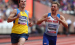 Jordan Howe of Great Britain  Man's 100m T35 Final during World Para Athletics Championshi...