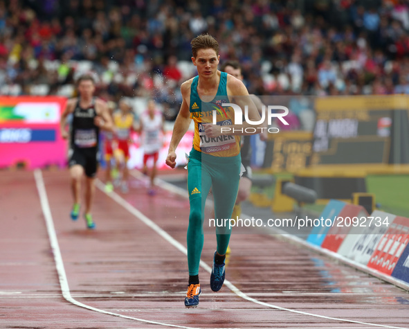 James Turner of Australia winner of Men's 800m T36 Final during World Para Athletics Championships at London Stadium in London on July 23, 2...