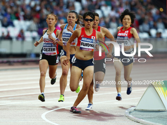 Anju Furuya of Japen compete Women's 800m T20 Final during World Para Athletics Championships at London Stadium in London on July 23, 2017 (