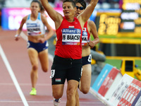 Bernadett Biacsi of Hungary winner of  Women's 100m T20  Final during World Para Athletics Championships at London Stadium in London on July...