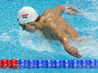  Jan Switkowski (POL) competes on Men's 200 m Butterfly during the 17th FINA World Championships, at Duna Arena, in Budapest, Hungary, Day 1...