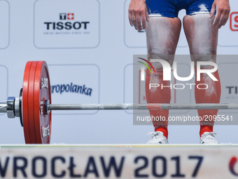 Antonietta Orsini of Italy during the Powerlifting Women's Heavyweight competition of The World Games 2017 at the National Forum of Music....
