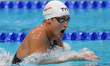 Leah Smith of the United States competes during the Women's 400m Medley Preliminary round...