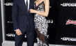 Jason Statham and Rosie Huntington-Whiteley at the Los Angeles premiere of "The Expendable...