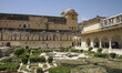 The famous Amber Fort in Jaipur, India with more than 1.5 million visitors per year. Build...