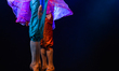 Members of court ballet 'Cracovia Danza' with guests during 'Dancing Fan' performance on t...