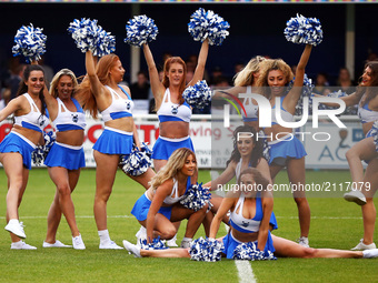 Billericay Town Cheerleaders
during Friendly match between Billericay Town and West Ham United XI at AGP Arena, Billericay,  England on 8 Au...