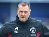 Terry Westley manager of West Ham United U23s
during Friendly match between Billericay Town and West Ham United XI at AGP Arena, Billericay,...