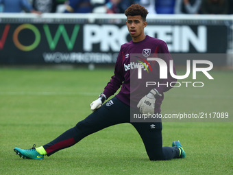 West Ham United U23s Tyler Forde
during Friendly match between Billericay Town and West Ham United XI at AGP Arena, Billericay,  England on...