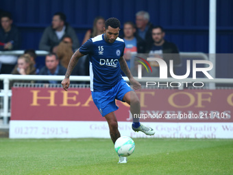 Jermaine Pennant of Billericay Town
during Friendly match between Billericay Town and West Ham United XI at AGP Arena, Billericay,  England...