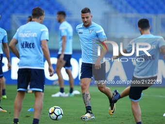 Sergej Milinkovic-Savic of Lazio at Olimpico Stadium in Rome, Italy on August, 12 2017 during training session for TIM Super Cup 2017.
(