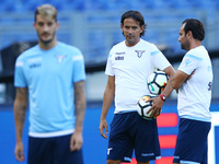 Lazio coach Simone Inzaghi at Olimpico Stadium in Rome, Italy on August, 12 2017 during training session for TIM Super Cup 2017.
(
