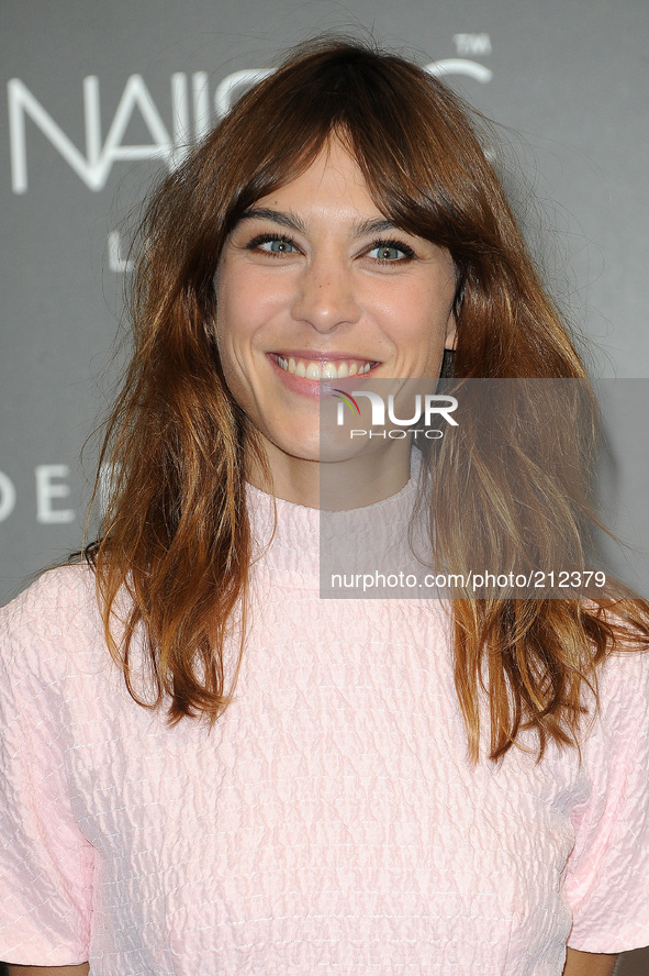 Alexa Chung launches the exclusive Alexa Manicure! at Debenhams Oxford Street in London.
14th August 2014


