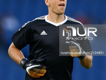 Wojciech Szczesny of Juventus  during the Italian Supercup match between Juventus and SS Lazio at Stadio Olimpico on August 13, 2017 in Rome...
