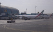 A picture taken on August 21, 2017 in the airport of Dunbai, UAE. Dubai International Airp...