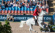 Belgian rider Gregory Wathelet on Coree rides in the qualifying competition of the 2017 FE...