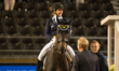 Swedish rider Tinne Vilhelmson Silfven on Paridon Magi arrives at the price giving ceremon...