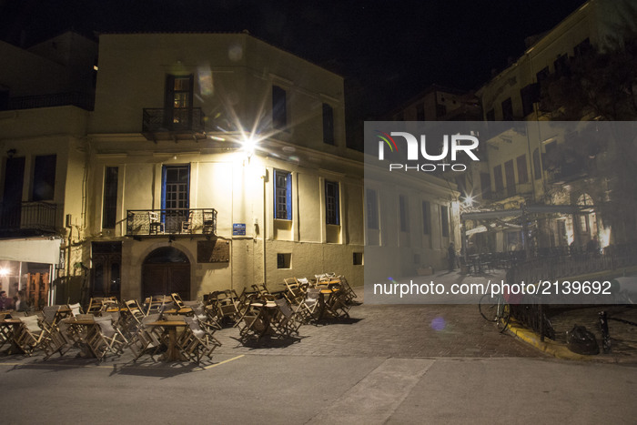 Old Venetian port of Chania on Crete island, Greece