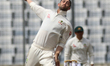 Maxwell bowlling action  during day one of the First Test match between Bangladesh and Aus...
