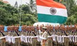 Newly recruited constables of the first batch State Industrial Security Force take salute...