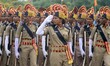 Newly recruited constables of the first batch State Industrial Security Force take salute...