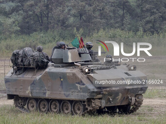 South Korean Military Tanks take part in an exercise near DMZ in Paju, South Korea. North Korea may very well have the ability to kill milli...