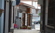 A narrow traditional street is pictured in the historic Hamamonu district of Ankara, Turke...