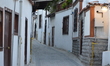 A narrow traditional street is pictured in the historic Hamamonu district of Ankara, Turke...
