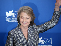 Charlotte Rampling  attend the photocall of the movie 'Hannah' presented in competition at the 74th Venice Film Festival  on September 8, 20...