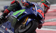 Maverick Vinales of Movistar Yamaha MotoGP during the Warm Up of the Tribul Mastercard Gra...