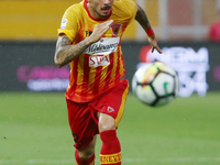 Venuti Lorezo of Benevento in action during the Serie A match between Benevento Calcio and Torino FC at Stadio Ciro Vigorito on September 10...