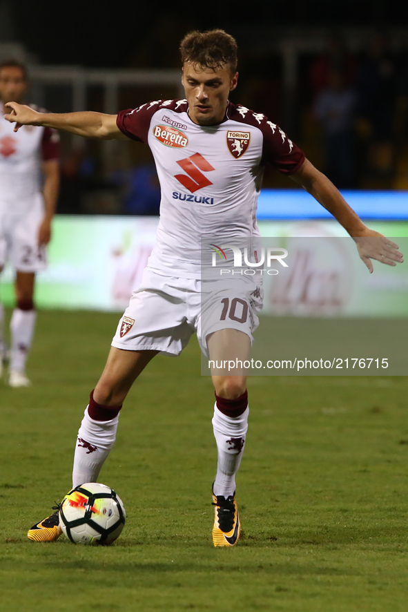 Ljajic Adem of Torino in action during the Serie A match between Benevento Calcio and Torino FC at Stadio Ciro Vigorito on September 10, 201...