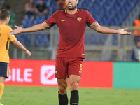 Kevin Strootman during the UEFA Champions League group C football match AS Roma vs Atletico Madrid FC at the Olympic Stadium in Rome, on sep...