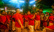 Ethnic Chinese perform  a special prayer during the Hungry Ghost Festival in Teluk Pulai K...