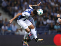 Porto's Brazilian forward Soares in action during the FC Porto v Besiktas - UEFA Champions League Group G round one match at Dragao Stadium...