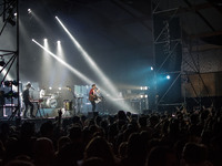 Sidonie performs on stage during Ebrovision Music Festival on September 1, 2017 in Miranda de Ebro (Burgos), Spain. (
