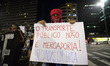 Students protest against the restriction imposed by the City of São Paulo in the use of th...