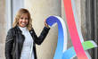 Olympic Champion Estelle Mossely attends to celebrate Paris being announced as the host of...