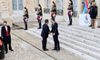 French President Emmanuel Macron  welcome former French President Nicolas Sarkozy for “Par...