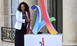 French Minister for Sports and two-time Olympic gold medallist Laura Flessel leaves the El...