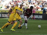 Franck Kessie (A.C. Milan) during Serie A match between Milan v Udinese, in Milan, on September 17, 2017 (