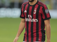 Hakan alhanoglu (A.C. Milan) during Serie A match between Milan v Udinese, in Milan, on September 17, 2017 (
