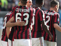 Patrick Cutrone (A.C. Milan) during Serie A match between Milan v Udinese, in Milan, on September 17, 2017 (