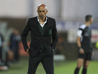 Rio Ave´s Portuguese head coach Miguel Cardoso during the Premier League 2017/18 match between Rio Ave FC and FC Porto, at Rio Ave Stadium i...
