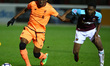 L-R  Ovie Ejaria of Liverpool and  Moses Makasi of West Ham Unitedduring Premier League 2...