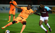 L-R  Ovie Ejaria of Liverpool and  Moses Makasi of West Ham Unitedduring Premier League 2...