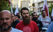 Rally of PAME the communist workers union commemorating the murder of Pavlos Fyssas (Killa...