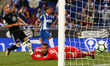 Pablo Piatti goal during La Liga match between RCD Espanyol v Celta , in Barcelona, on Sep...